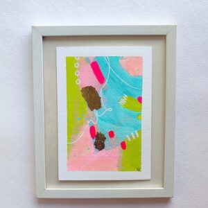 Turquoise Whispers #4 | Original Abstract Painting inspired by the Ocean