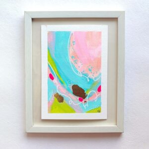 Turquoise Whispers #6 | Original Abstract Painting inspired by the Ocean